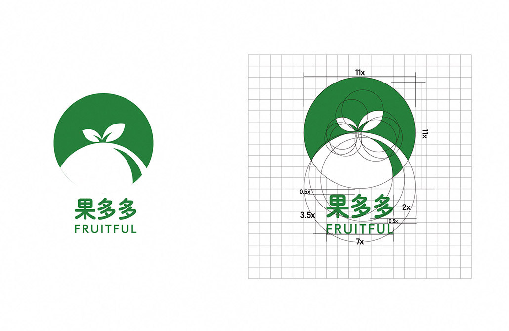 果多多logo及标准制图