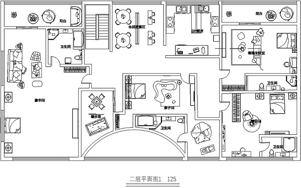 二层平面图