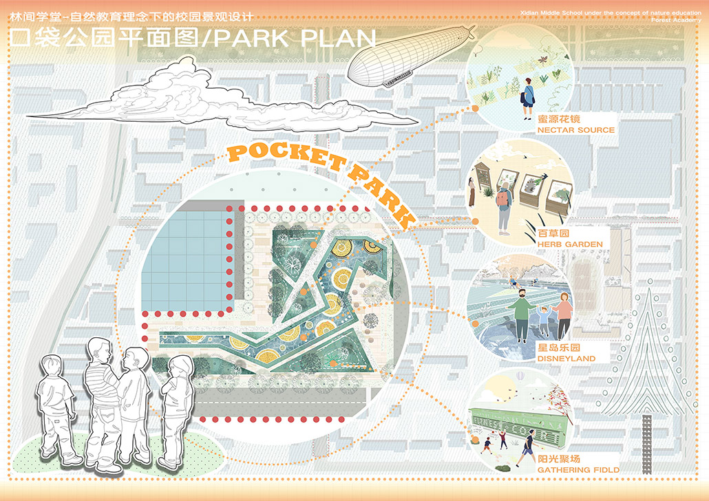口袋公园平面图
